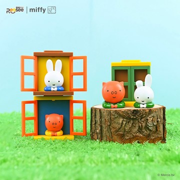 Miffy 米飛兔 看風景疊疊樂冰箱貼 隨機一入 盒玩 盲盒 磁鐵 公仔 正版