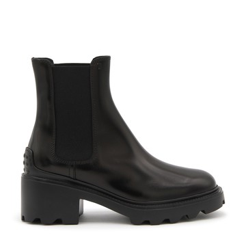 Tod's - Black Leather Ankle Boots