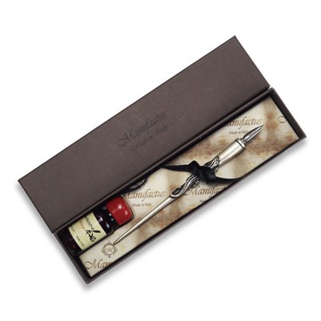 Manufactus 義大利沾水筆禮盒組/蜥蜴筆身