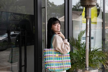 肩背 刺繡茄芷袋 - 芒果冰