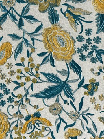 Oriental Garden Metallic Wallpaper