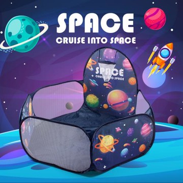 跨境兒童帳篷游戲屋室內外折疊式卡通海洋球池可投籃帳篷屋玩具
