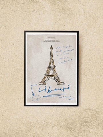 Vintage Parisian Premium Art Print