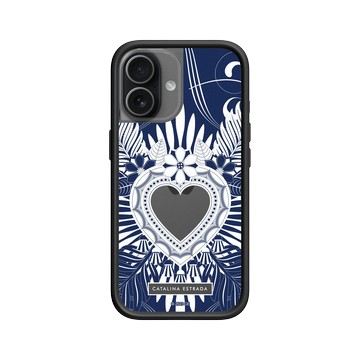 iPhone 17 Mod NX -邊框背蓋組合 (相機按鈕) 黑 - Catalina Estrada - Blue Heart