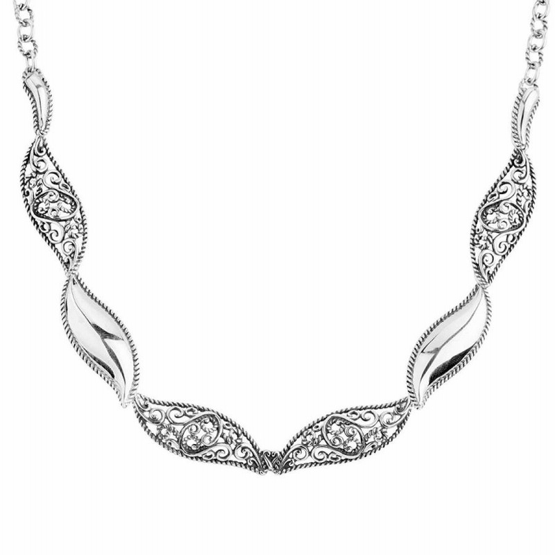 Carolyn Pollack Signature Genuine .925 Sterling Silver Filigree