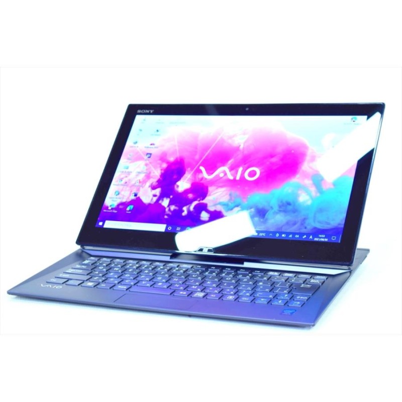 ノートパソコン Office2019付属！VAIO特許スライド式タブレットPC！13.3型FHD液晶 SVD1323SAJ i5-4200U 4G  SSD128G Office Win10 | LINEショッピング