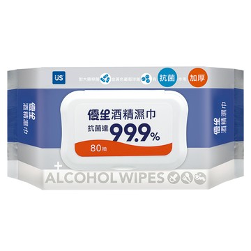 優生酒精濕巾80抽-超厚型
