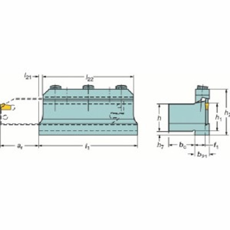 ＳＶ 151.2-2020-21M Ｑカットホルダーツールブロック 151.2202021M