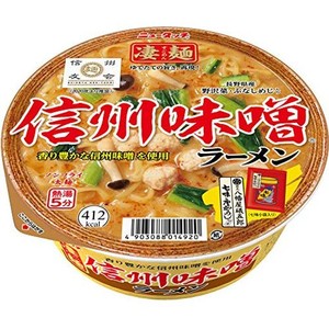 ニュータッチ 凄麺 信州味噌ラーメン 121G ×12個