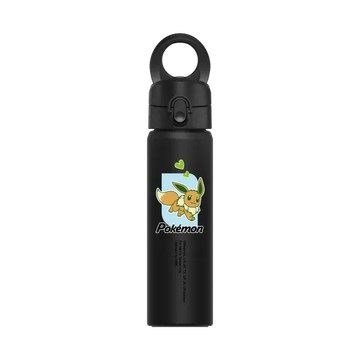 磁吸水壺 AquaStand 不鏽鋼 700cc - 附吸管 黑 - 寶可夢 Pokemon - 多彩系列-伊布