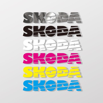 SKODA/SP/車貼 SunBrother孫氏兄弟 防水貼紙 車貼貼紙