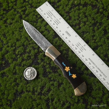 Taiwan代理訂單,黑檀鑲嵌鬆石小黃花,老式大馬料,還剩少量