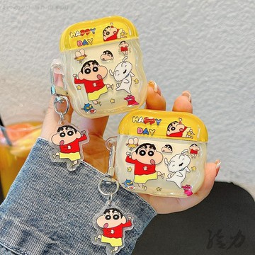 AirPods 4耳機保護套 卡通跳舞小新 IMD軟殼 蘋果耳機 Pro2 Pro 3代 2代 AirPods耳機保護殼