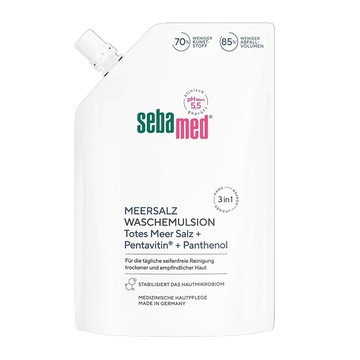 sebamed 施巴 海鹽潔膚洗手露補充裝 400ml 溫和潔淨 pH5.5親膚配方  1包