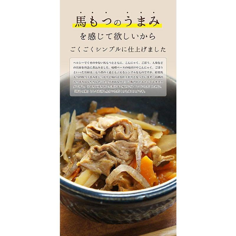 牛より馬い割烹立よし 馬もつの煮込みうま丼の具 レトルト 各6食 計12食セット