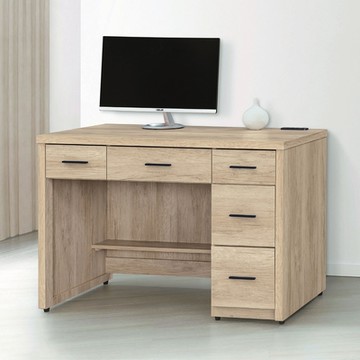 MUNA家居  北美橡木4尺書桌(7604)   120X60X81cm