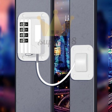 免打孔兒童安全防護鎖門窗密碼鎖防夾手寶寶防開冰箱抽屜櫃門鎖釦/台灣出貨✈✈