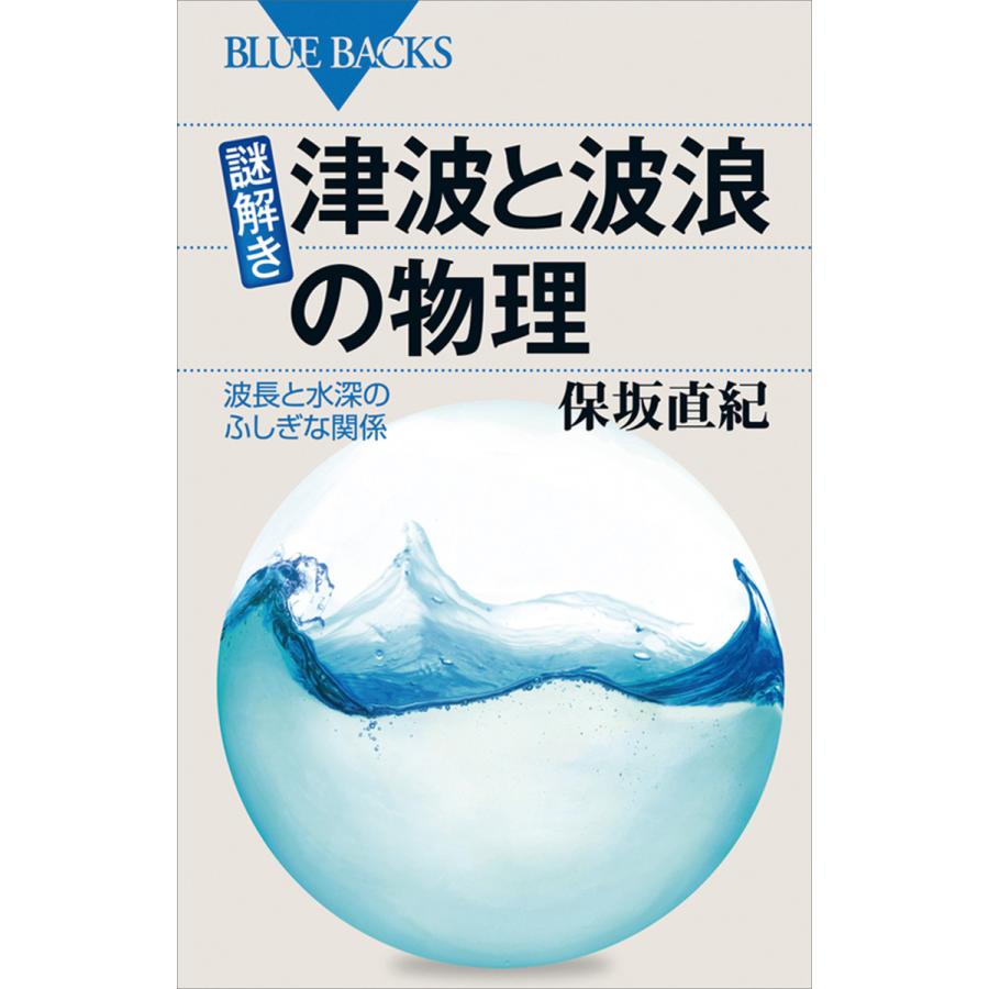 講談社 謎解き・津波と波浪の物理 波長と水深のふしぎな関係