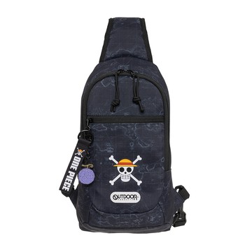【OUTDOOR】ONE PIECE航海王魯夫單肩包-黑色 海賊王 ODOP24M02BK