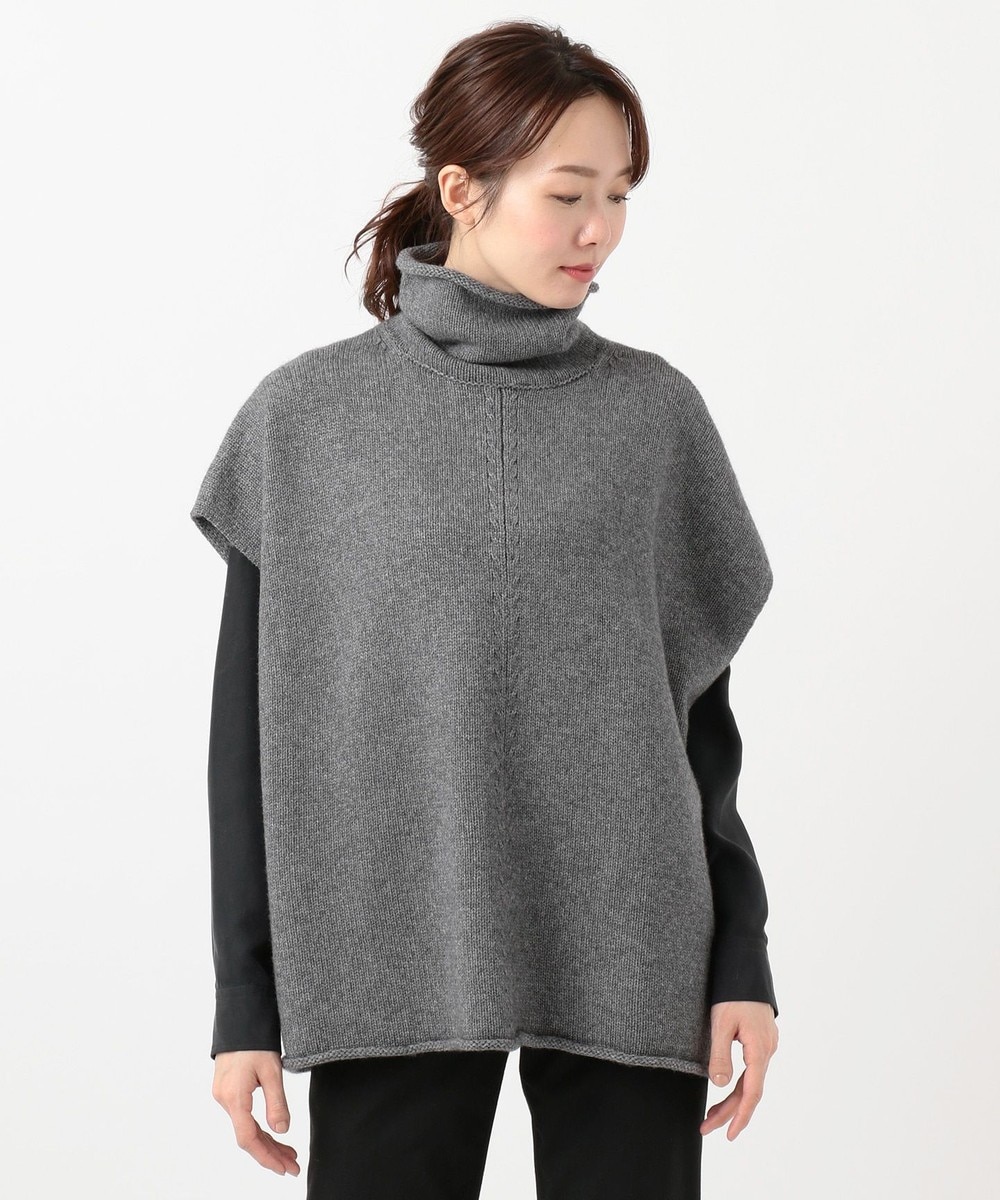 【オンワード】 JOSEPH>トップス WOOL CASHMERE ポンチョ