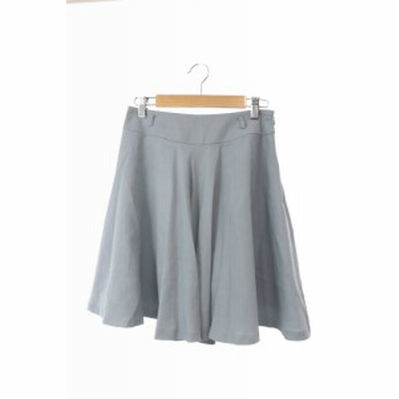 中古 ミッシュマッシュ Misch Masch スカート フレア ひざ丈 シフォン 36 青 ブルー Ri10 レディース 通販 Lineポイント最大1 0 Get Lineショッピング