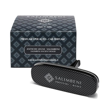 謝謝你一路香伴【Salimbeni 薩林貝尼】萬神殿古木 車用香氛夾 - 碳纖維 男生禮物 情人獻禮 送男友 車用小物 車用香氛 香氛夾