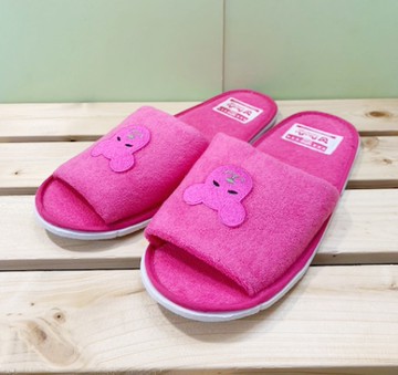 【震撼精品百貨】PostPet_MOMO熊~室內拖鞋~桃色#06155