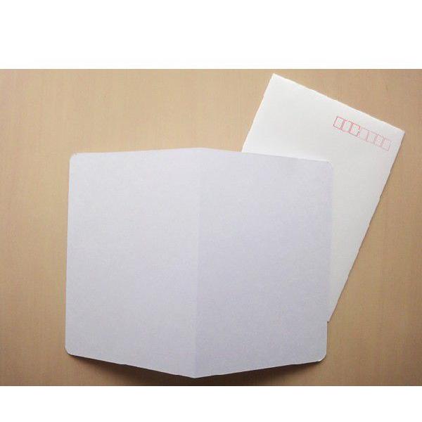業務提携　文例5／印刷代込み　洋形２号封筒＋二つ折りカード／100枚