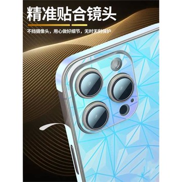 適用于蘋果16promax夜光15防刮邊框14plus背膜13后蓋貼紙12保護中框鏡頭全包邊側邊綠光