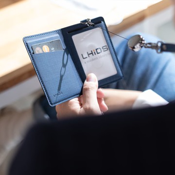 LHiDS 翻轉磁吸識別證-直式/證件套/識別證套/證件夾