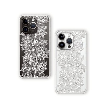 CreASEnse 戀法蕾絲系列 元氣牽牛花（白） 手機殼 空壓殼 支援多型號 CSBO04