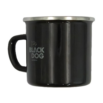BLACK DOG 黑狗 琺瑯杯 350ml  黑色  1個
