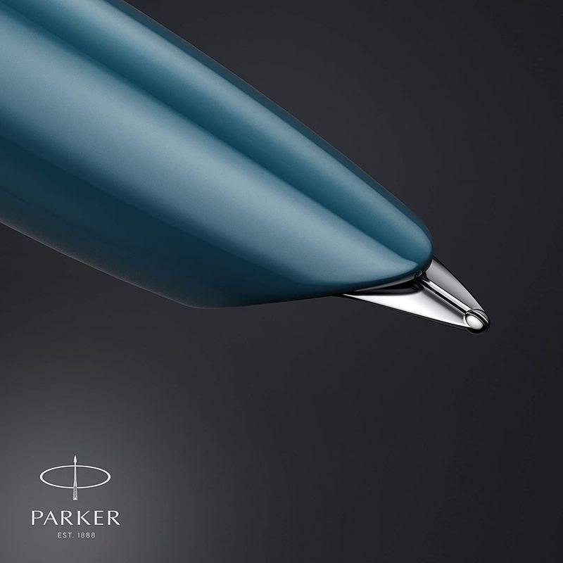 PARKER パーカー 公式 パーカー51 万年筆 F 細字 高級 ブランド ギフト ティールブルーCT コンバーター付き ペン先 ステンレ