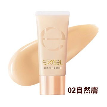 EXCEL淨采精萃粉底02自然膚