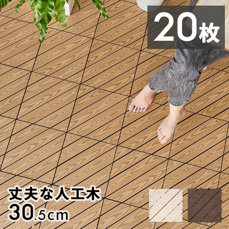 ウッド パネル デッキ タイル 人工木 diy デザインタイプ 木目柄