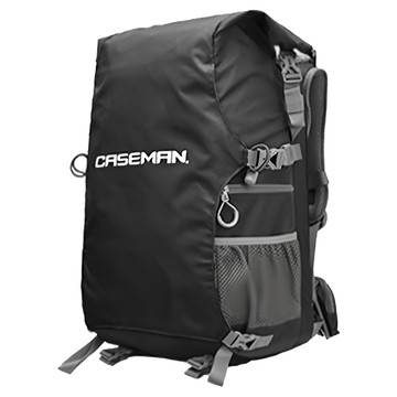 CASEMAN 卡斯曼 AOB戶外登山系列雙肩背包，黑色，210D尼龍抗撕裂防水面料  40 x 30 x 20cm
