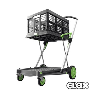 德國CLAX 多功能折疊式手推車 - 孔雀绿