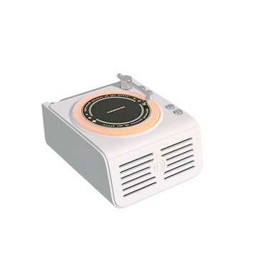 源頭廠家萬人迷H1原子黑膠唱片機音響七彩燈音箱走心禮品女生【北歐家居生活】