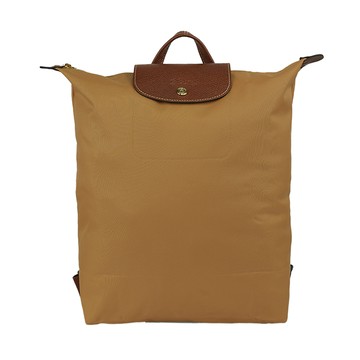 LONGCHAMP Le Pliage Original M 再生帆布中型折疊後背包(鹿皮色) 10284 089 P86