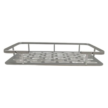 太空鋁單層置物架  31 x 13.5 x 4.5cm  銀白色  1個
