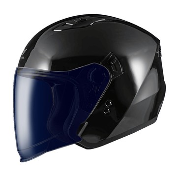 【專利磁扣】LALUNA IPO-2 素色 素黑 3/4罩安全帽