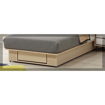 【唯熙傢俱】雷莎原木色3.5尺右側抽屜床底