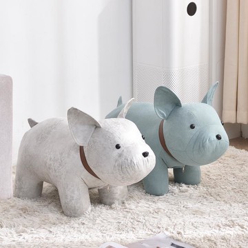 輕奢動物坐凳網紅小凳子家用門口換鞋凳創意卡通腳踏凳兒童沙發凳 99購物節