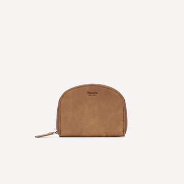 Roots 小皮件- HALF MOON 證件套 (棕)