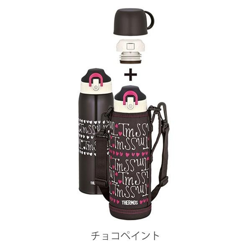 特価 サーモス 水筒 1L 2way 直飲み コップ 真空断熱 FHO-1001WF （ THERMOS 保温 保冷 ワンタッチ ステンレスボトル  スポーツドリンク対応 2WAY カバー付 ） | LINEショッピング