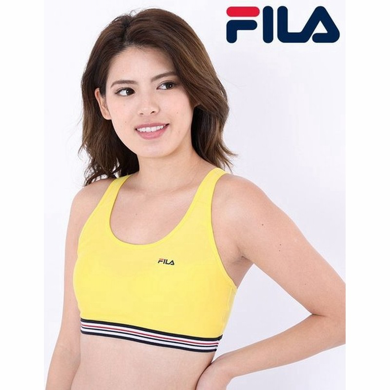 フィラ Fila 正規品 レディース ブラトップ 下着 インナー ｙバック ブラジャー カップ縫製付け ロゴ シンプル 無地ベース カジュアル 可愛い 通販 Lineポイント最大0 5 Get Lineショッピング