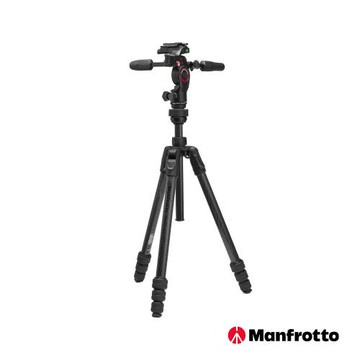 【Manfrotto】曼富圖 Befree GT 玄影三向雲台碳纖維三腳架 MKBFRTC4GTFB-3W 公司貨