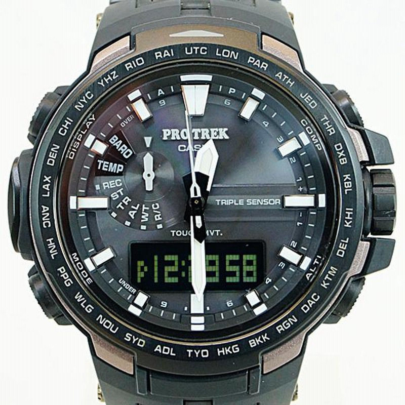 CASIO カシオ PRW-6100YT-1JF プロトレック トリプルセンサー タフソーラー電波 腕時計 ABランク 中古 nr0301111 |  LINEブランドカタログ