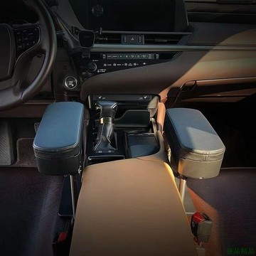 關注上新🌲汽車多功能收納盒汽車扶手肘託改裝扶手箱增高墊通用座椅中央扶手箱縫隙收納收納盒