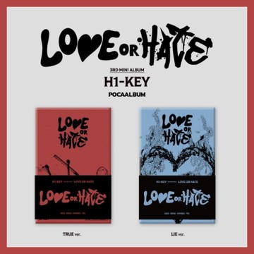 H1-KEY - 3RD MINI ALBUM [LOVE OR HATE] (POCA)